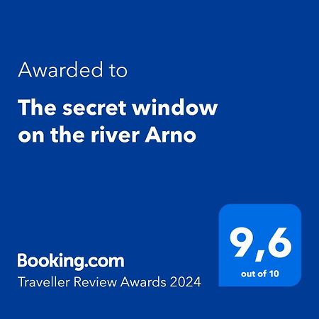 The Secret Window On The River Arno Firenze Bagian luar foto